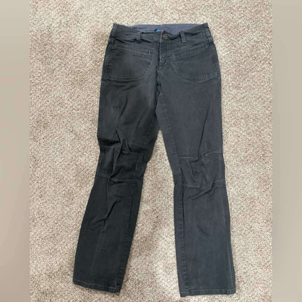 Kuhl size 4 regular utility jeans grey rugged woman’s cool casual outdoor look